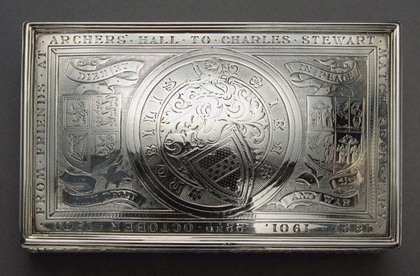 Scottish Silver Box - Archers Hall.